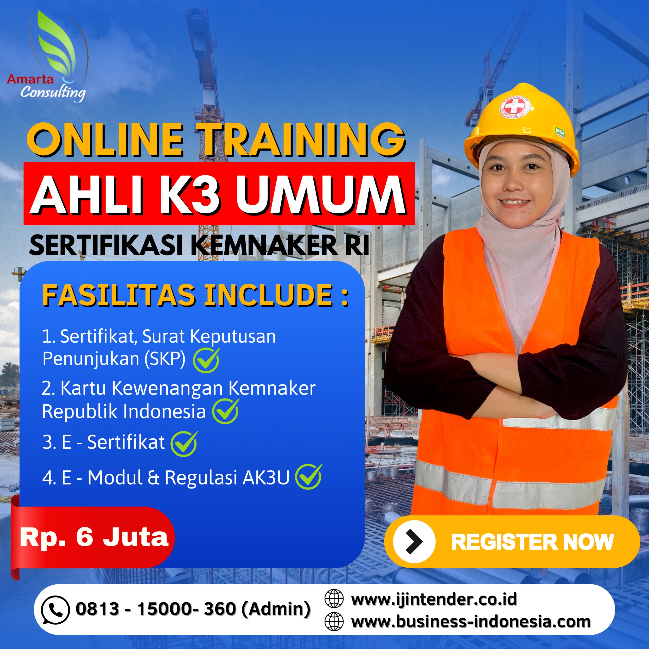 Training Ahli Keselamatan & Kesehatan Kerja Umum (AK3 Umum)